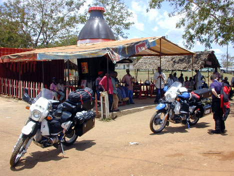 Kenyan-Tanzanian border post